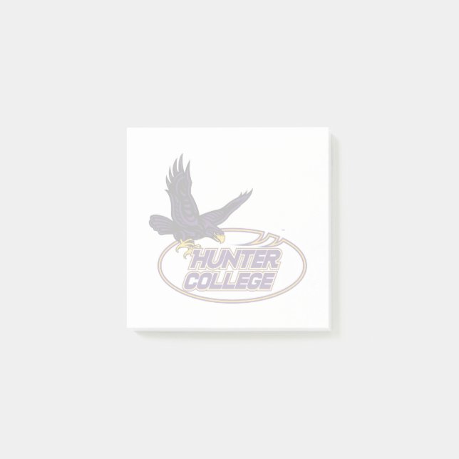 Hunter College Hawks Maskot Post-it Block (Framsida)