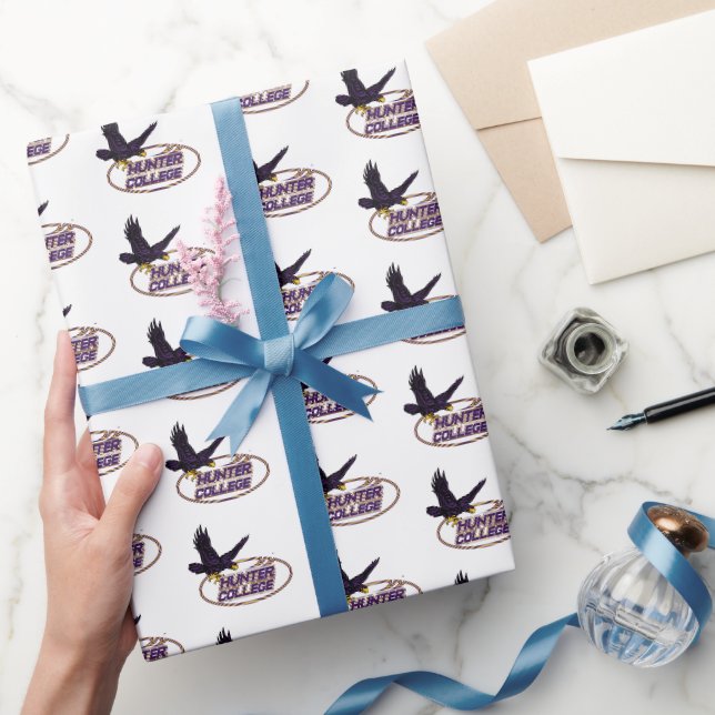 Hunter College Hawks Maskot Presentpapper (Gifting)