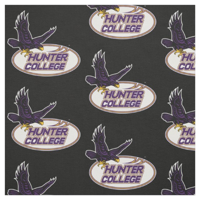 Hunter College Hawks Maskot Tyg (Provkarta)
