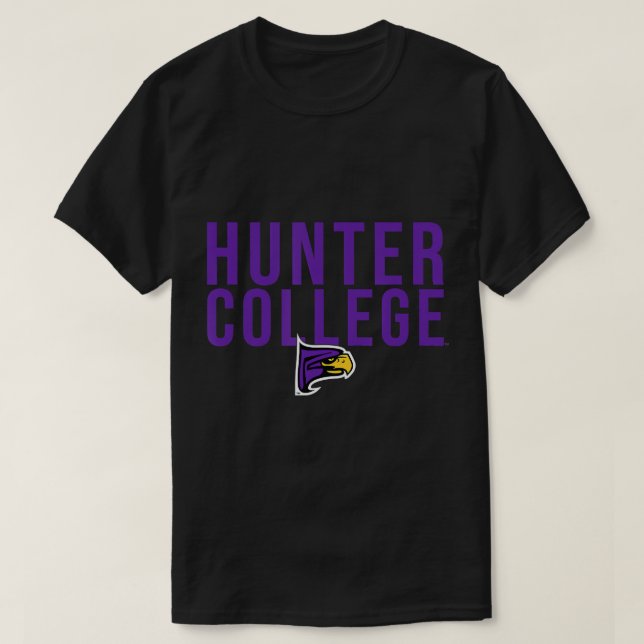 Hunter College Hawks Stacks T-Shirt (Design framsida)