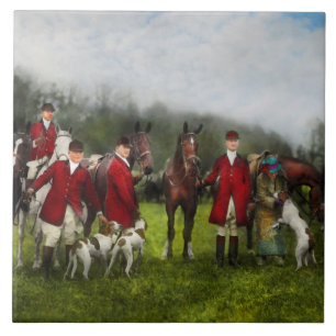 Hunter - Frävjakten - Tally-ho 1924 Kakelplatta