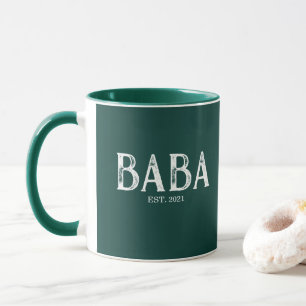 Hunter Green Baba Grundad år Mugg