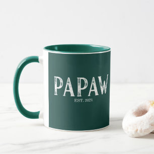 Hunter Green Papaya Etableringsår Mugg