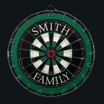 Hunter Grönt Black Personlig Dart Board Darttavla<br><div class="desc">Personligens avlyssningsnämnd är ett roligt för att uttrycka er personliga stil. Design har jägare grönt och svart färg. Anpassa kortet med din familj namn eller text. Använda mallen för att skapa din egen personlig-kartong.</div>