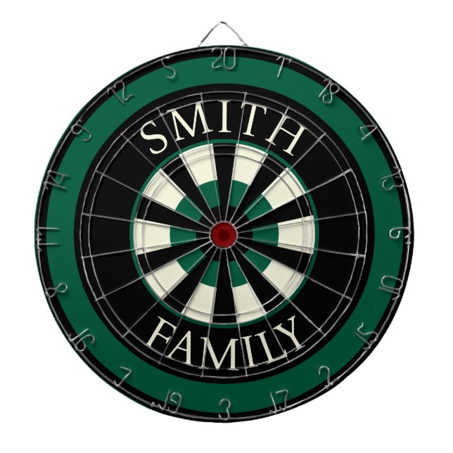 Hunter Grönt Black Personlig Dart Board Darttavla (Framsidan)