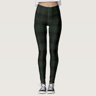Hunter Grönt, Log Cabin, Marshland, Tartan, Play Leggings