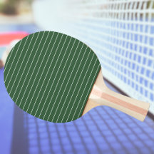 Hunter Grönt och White Thin Vågrät Stripe