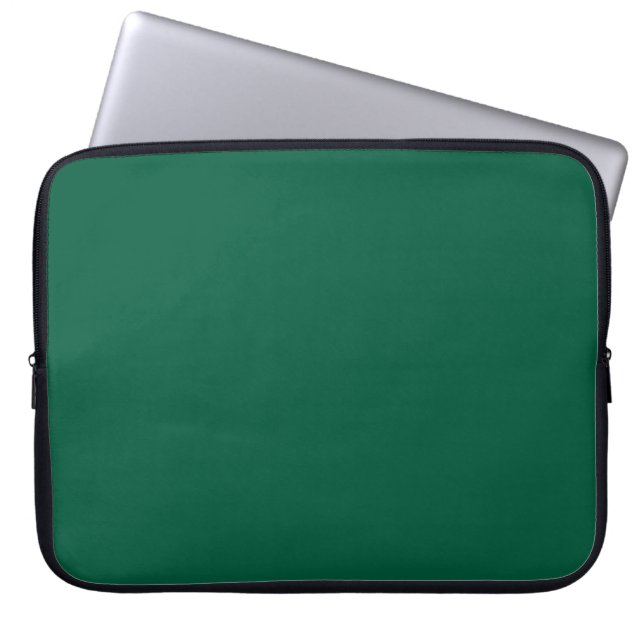 Hunter Grönt Solid Färg laptop sleeve (Framsidan)