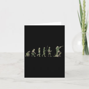 Hunter Hunting Hunt Hjort Hunting Buck Elk Camo Ca Kort