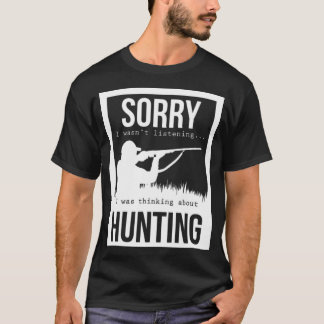 Hunter Hunting Hunting Hunting Pappa Rifle Forest T Shirt