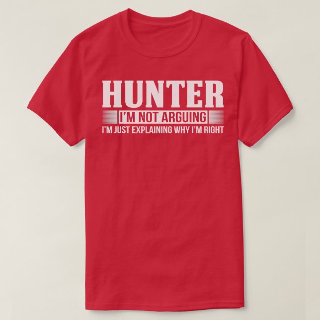 Hunter Im antalar inte jakt T Shirt (Design framsida)