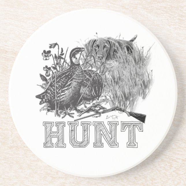 Hunter (jakt med GSP) Underlägg (Framsidan)
