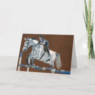 Hunter/Jumper Horse Helgkort