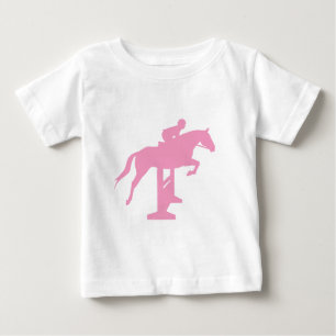 Hunter Jumper Horse & Rider (rosa) Tee Shirt