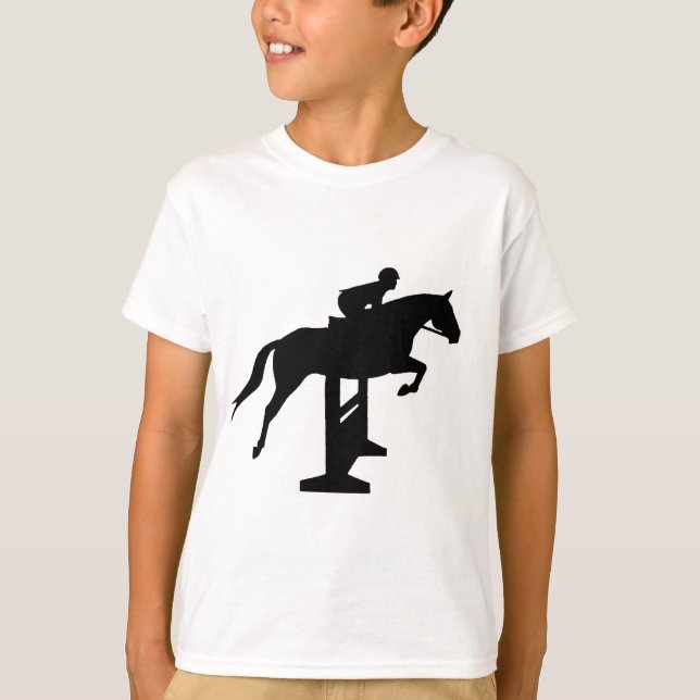 Hunter Jumper Horse & Rider Tee (Framsida)