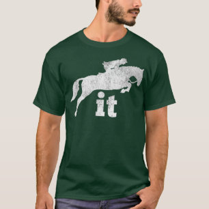 Hunter Jumper Jumping Equestrian English Horse T Shirt