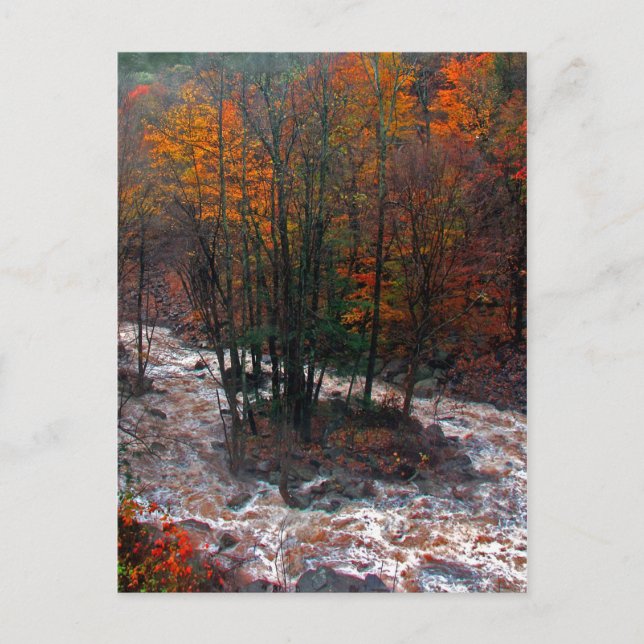 Hunter Mountain Fast Vatten Vykort (Framsida)