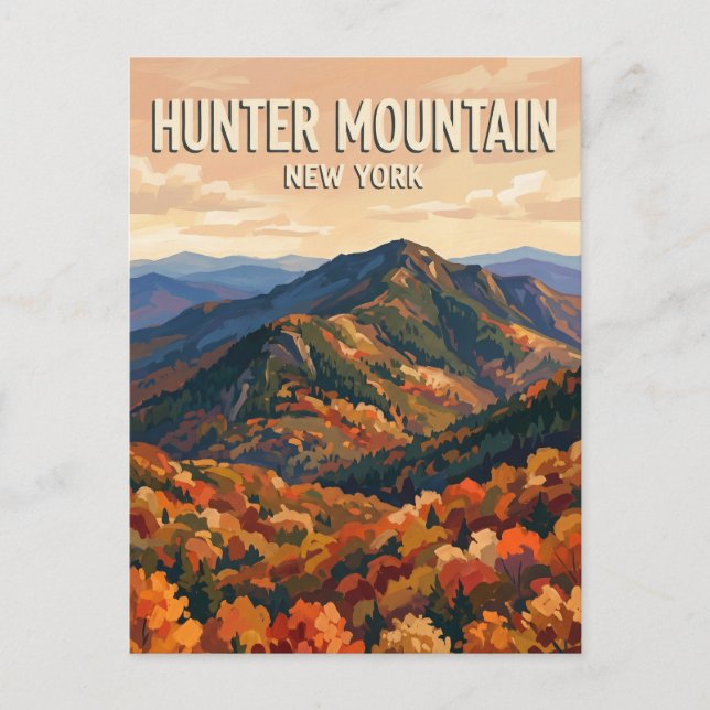 Hunter Mountain New York Vykort (Framsida)