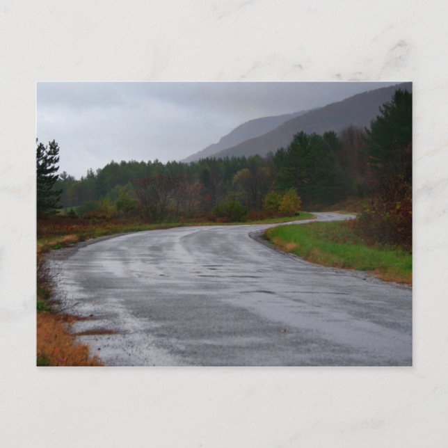 Hunter Mountain Road Vykort (Framsida)