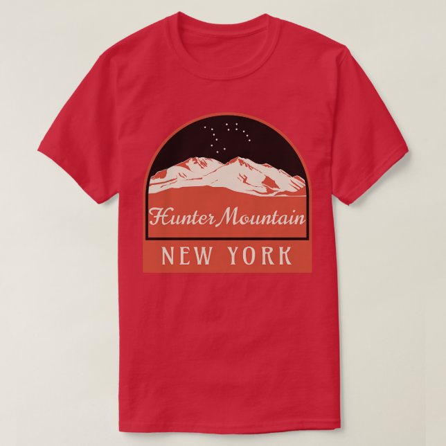 Hunter Mountain ski New York 1 T Shirt (Design framsida)