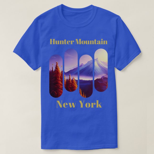 Hunter Mountain ski New York 3 T Shirt (Design framsida)