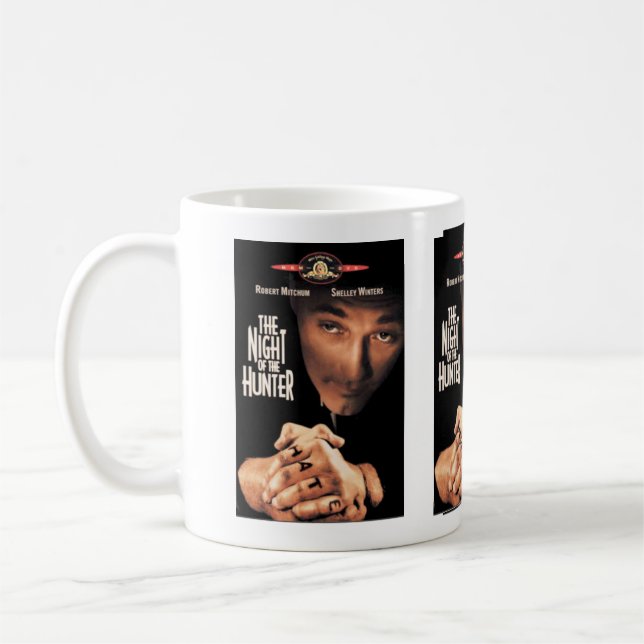 Hunter Mugg-natten med Robert Mitchum Kaffemugg (Vänster)