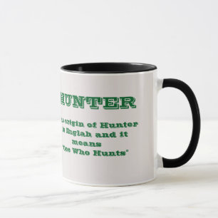 HUNTER Namn Mugg