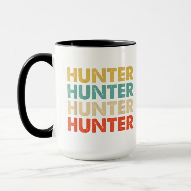 Hunter Namn Shirts & Gifts Hunter Namn Mugg (Vänster)