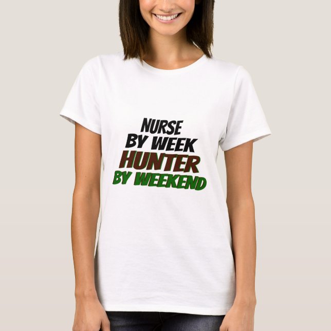 Hunter Nurse Tee Shirt (Framsida)