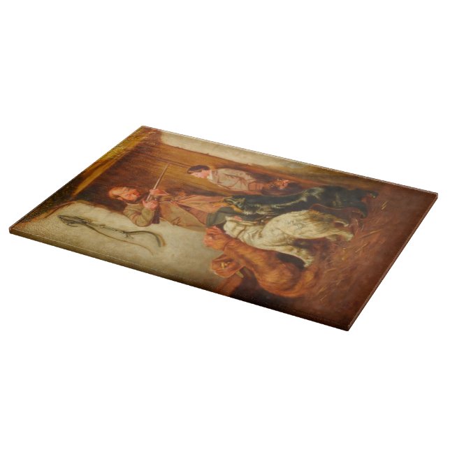 Hunter och Boy av Arthur Tait 1876 Rustic (Hörn)