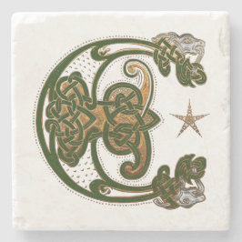 Hunter och Guld Celtic Stenunderlägg