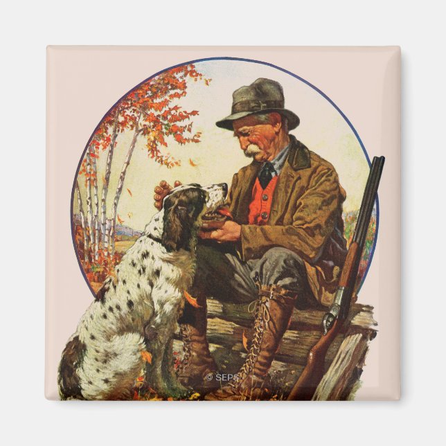 Hunter och spanjor magnet (Framsidan)