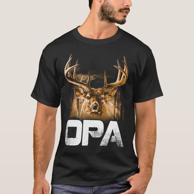 Hunter Opa T-Shirt Funny Pappa Hunting Far Gift (Framsida)