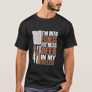 Hunter Pappa Fitness Hjort in my Freezer Funny Hun T Shirt