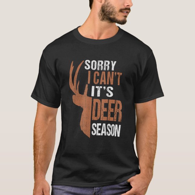 Hunter Pappa Vin, Hjort Season T Shirt (Framsida)