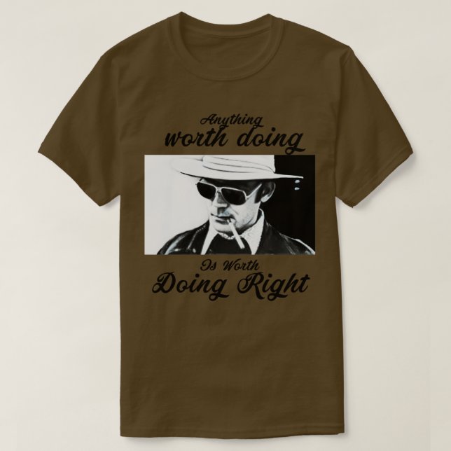 Hunter S Thompson T Shirt (Design framsida)