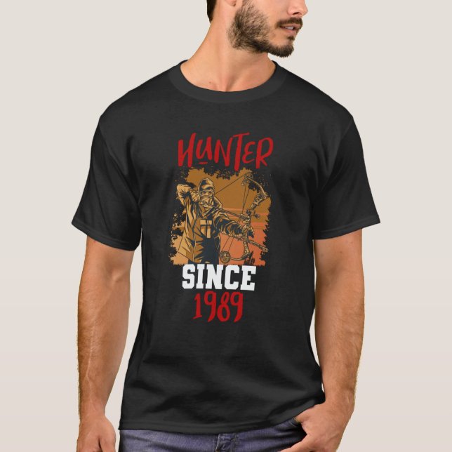 Hunter since 1989 t shirt (Framsida)