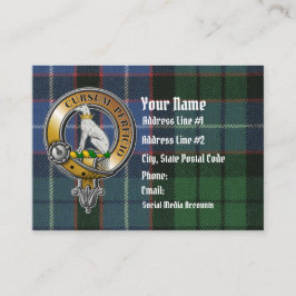 Hunter Tartan & Badge Visitkort