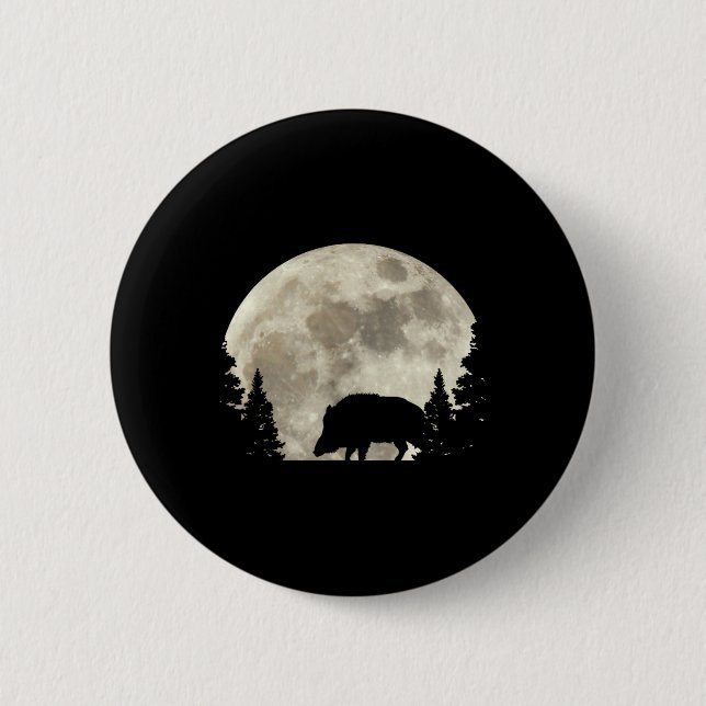 Hunter Vild Boar Keiler Wildsau Hunting Hunter Knapp (Framsida)