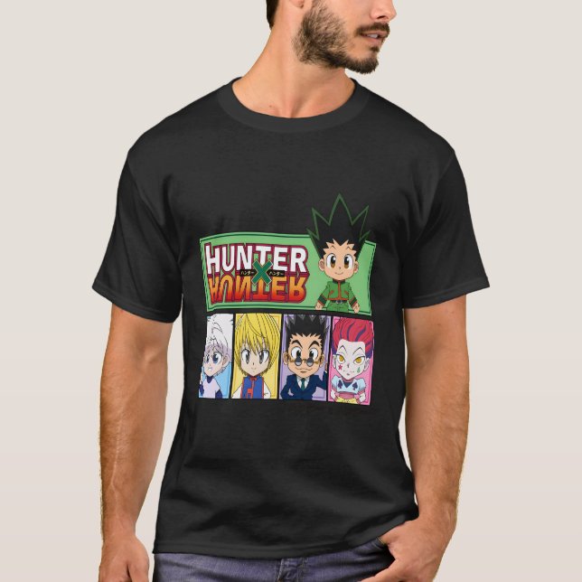 Hunter X Hunter Chibi-tecken T Shirt (Framsida)