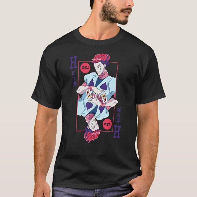 Hunter x Hunter Hisoka-spelkort T Shirt (Framsida)