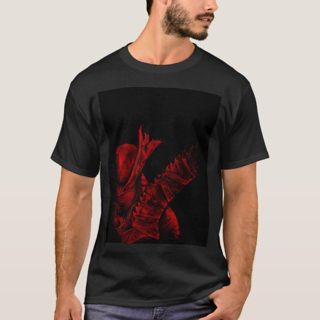 Hunter - Yharnams Mardröm v2 T Shirt (Framsida)