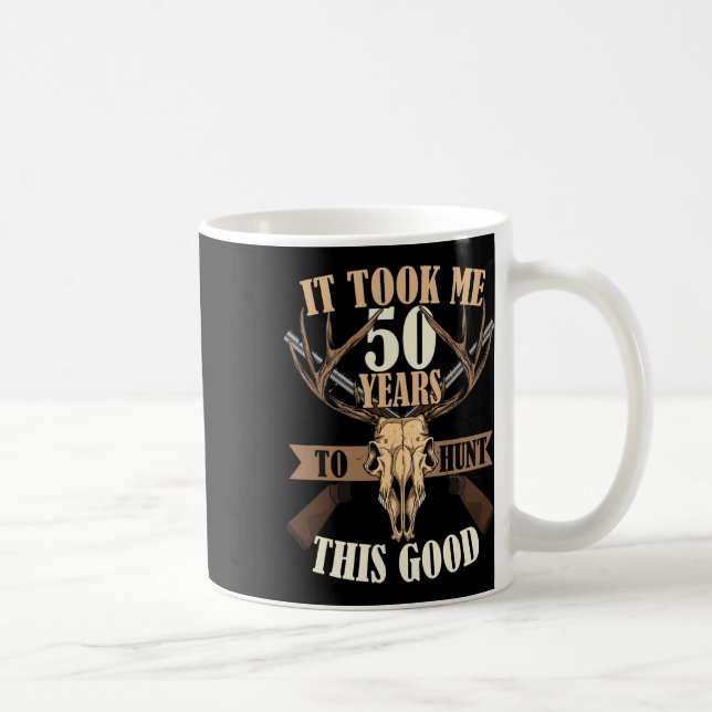 Hunters 50:e födelsedagsåret Gamla Hjort Hunting S Kaffemugg (Höger)
