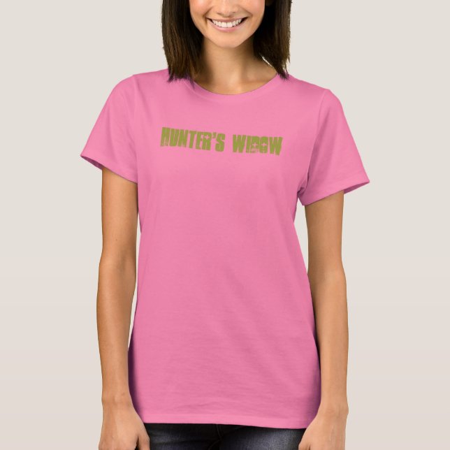 Hunters änka tee shirt (Framsida)