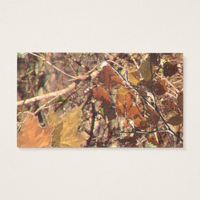 Hunters Camo Camouflage Painting Anpassa det här! Visitkort (Baksidan)