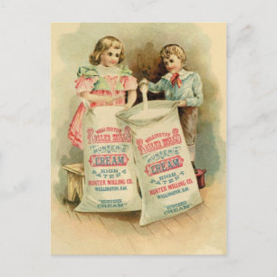 "Hunters Cream" Vintage Reklam Vykort