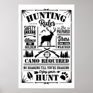 Hunters Creed: Regler i Vilden Poster