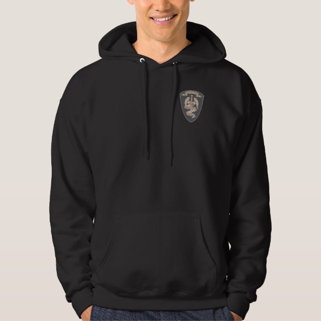 Hunters Creek Logotyp Hoodie Män Med (Framsida)