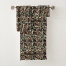HUNTERS FOREST TRÄD CAMO #1 BATH TOWEL SET