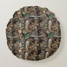 HUNTERS FOREST TRÄD CAMO #1 ROUND PILLOWS